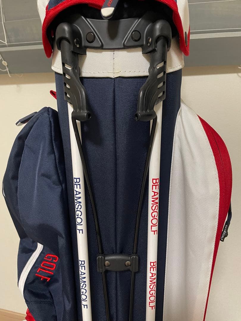 【美品】BEAMS GOLFビームスゴルフ　スタンドキャディバッグキャディバック