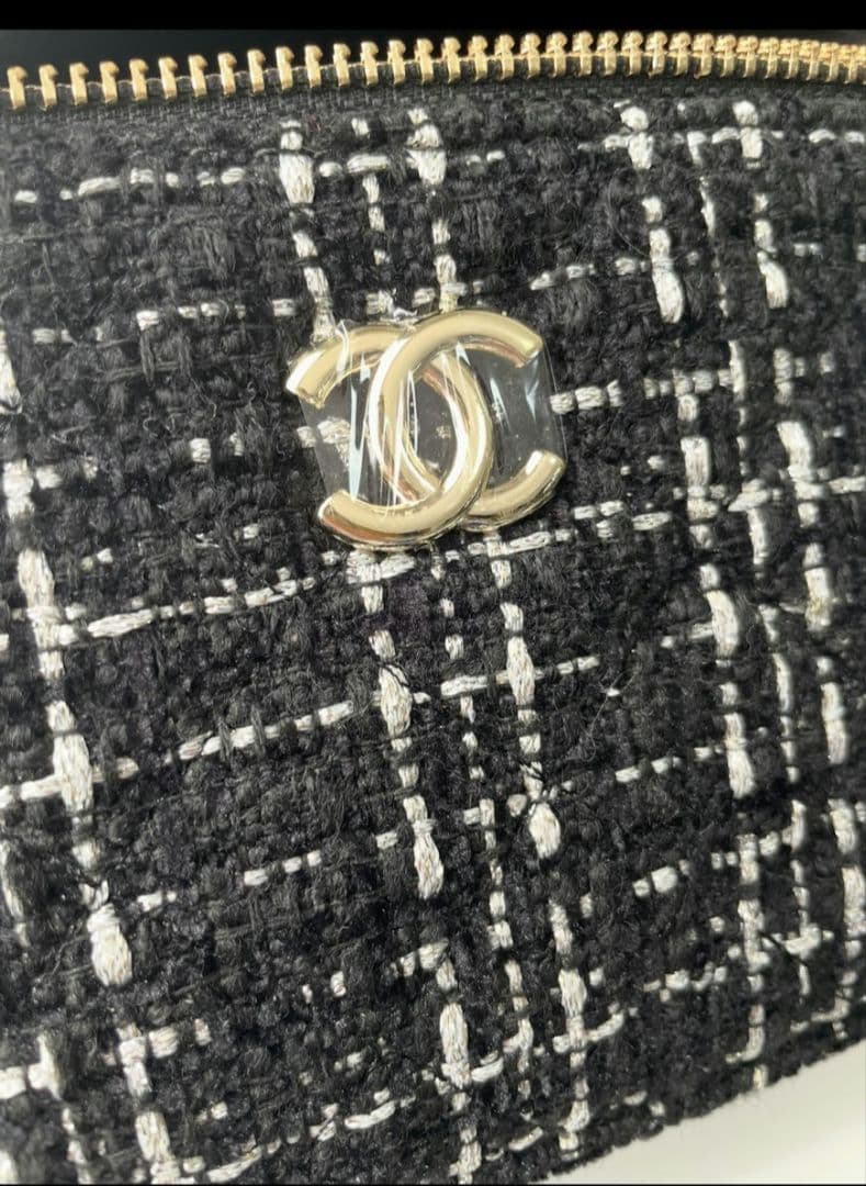 シャネル ノベルティ ツイード ショルダーバッグ