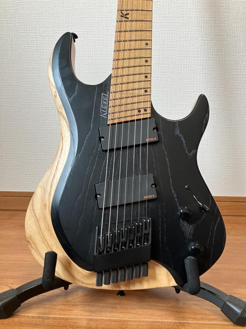 【cyacya】KIESEL O7 ヘッドレス7弦ギター / Ibanez