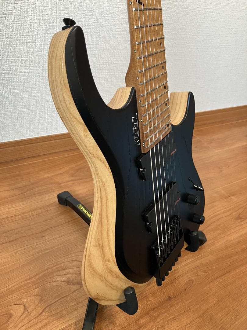 【cyacya】KIESEL O7 ヘッドレス7弦ギター / Ibanez