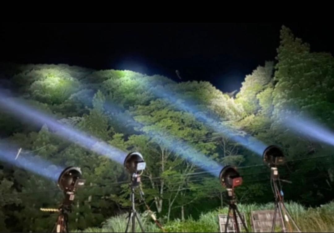 爆光 新品 強力 HID7インチ 110W程度　紫外線強化バルブ 灯火採集に！