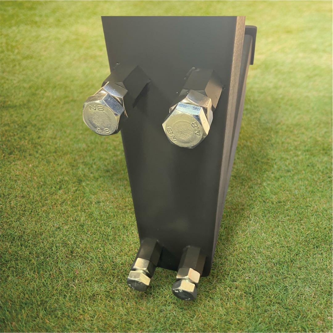 ロケットストーブ　五徳取り外し可能　灰かき棒付き