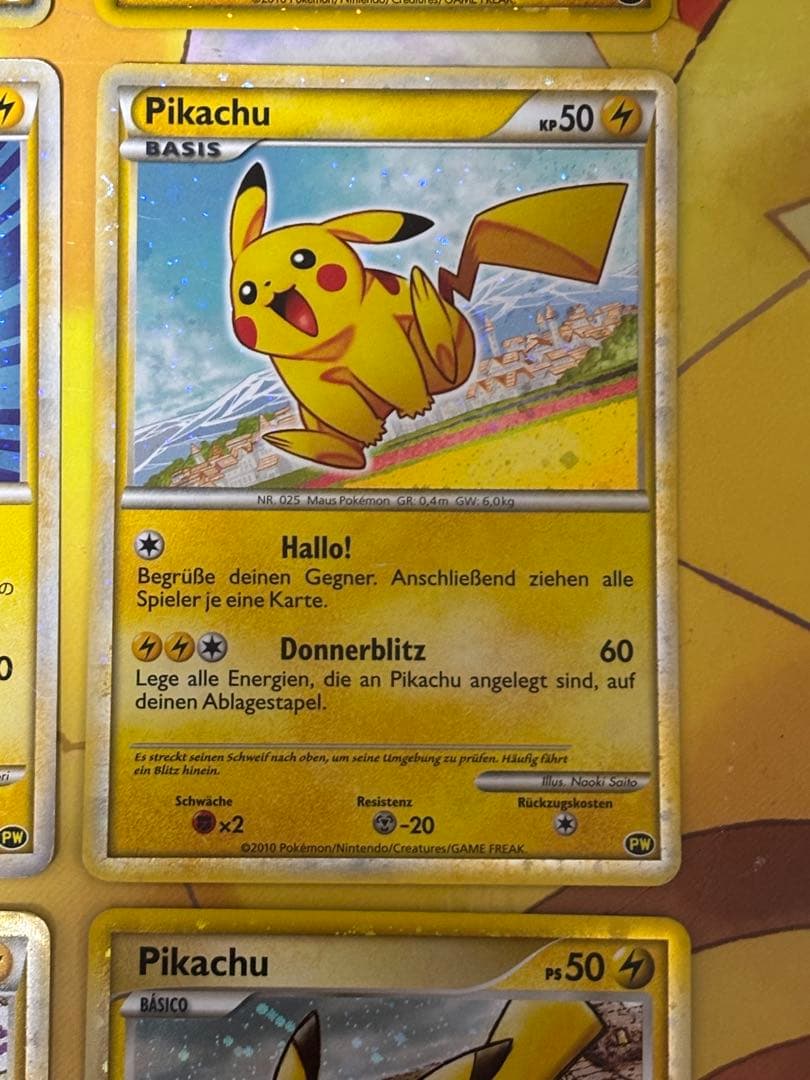 【高騰中↑】PWコンプリート ピカチュウ ワールドコレクション2010