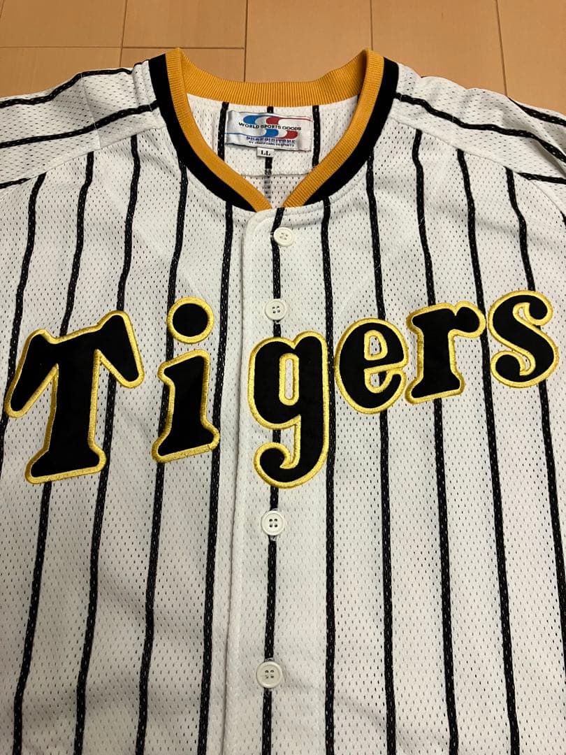 阪神タイガース　ユニフォーム　当時　復刻　シャープ産業　ミズノ　LL