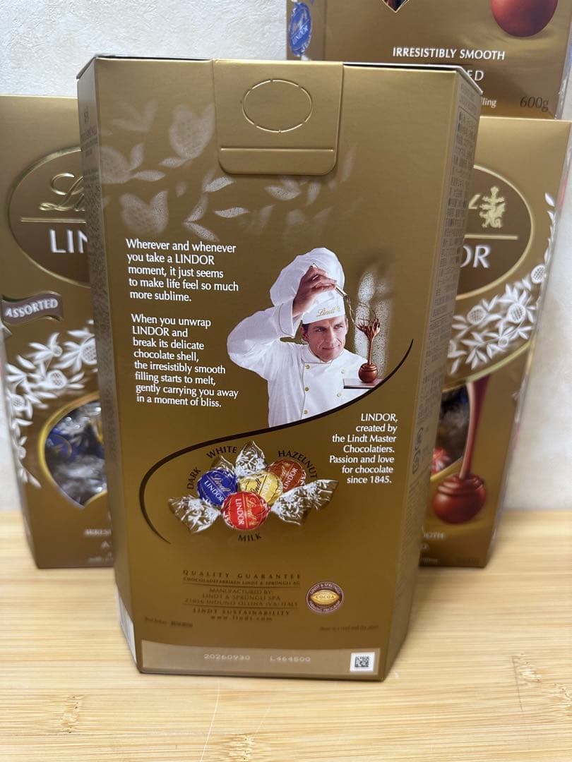 リンツ リンドール アソート チョコレート 4個