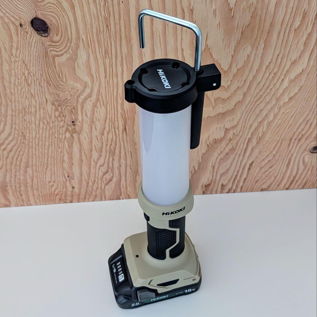 □ HIKOKI コードレスランタン 限定色、バッテリー、充電器セット【新品】□