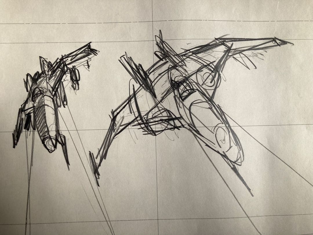 【直筆】宇宙戦艦ヤマト 完結編 　レイアウト