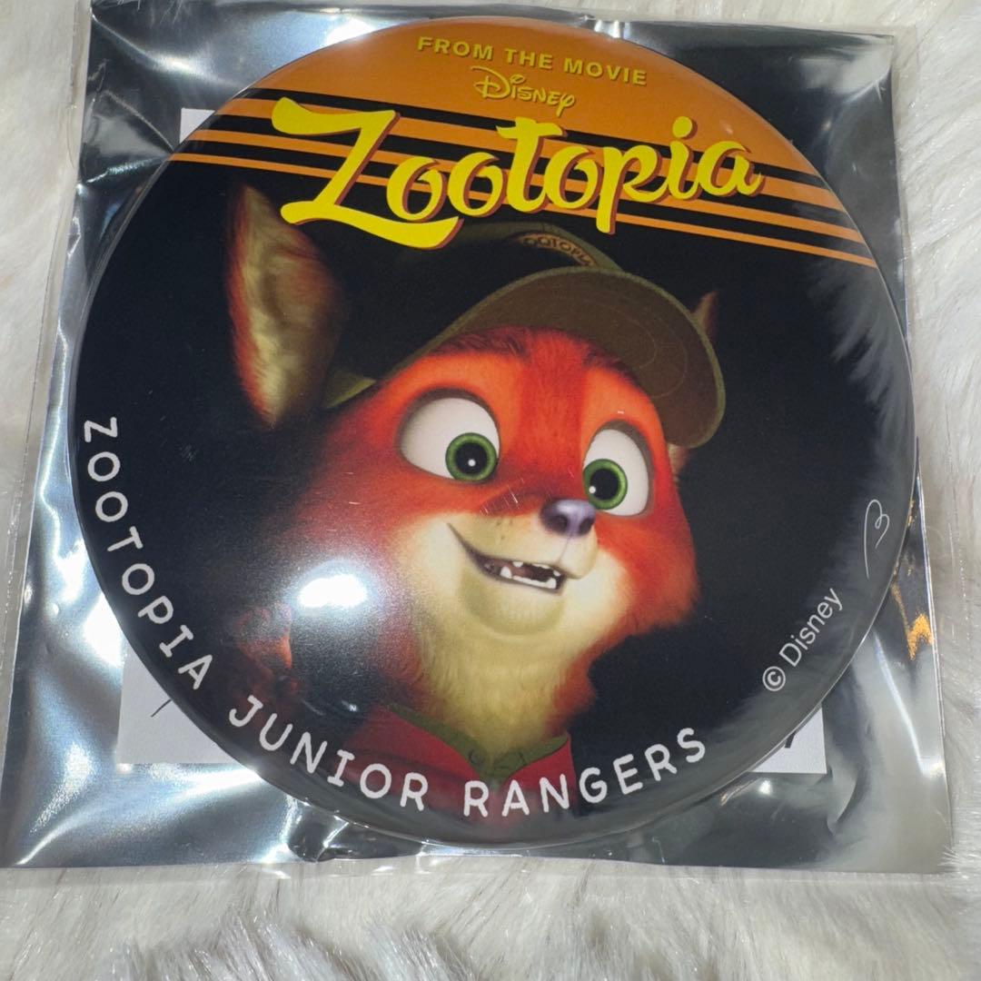 ズートピア 100mm 缶バッジ ニック 幼少期