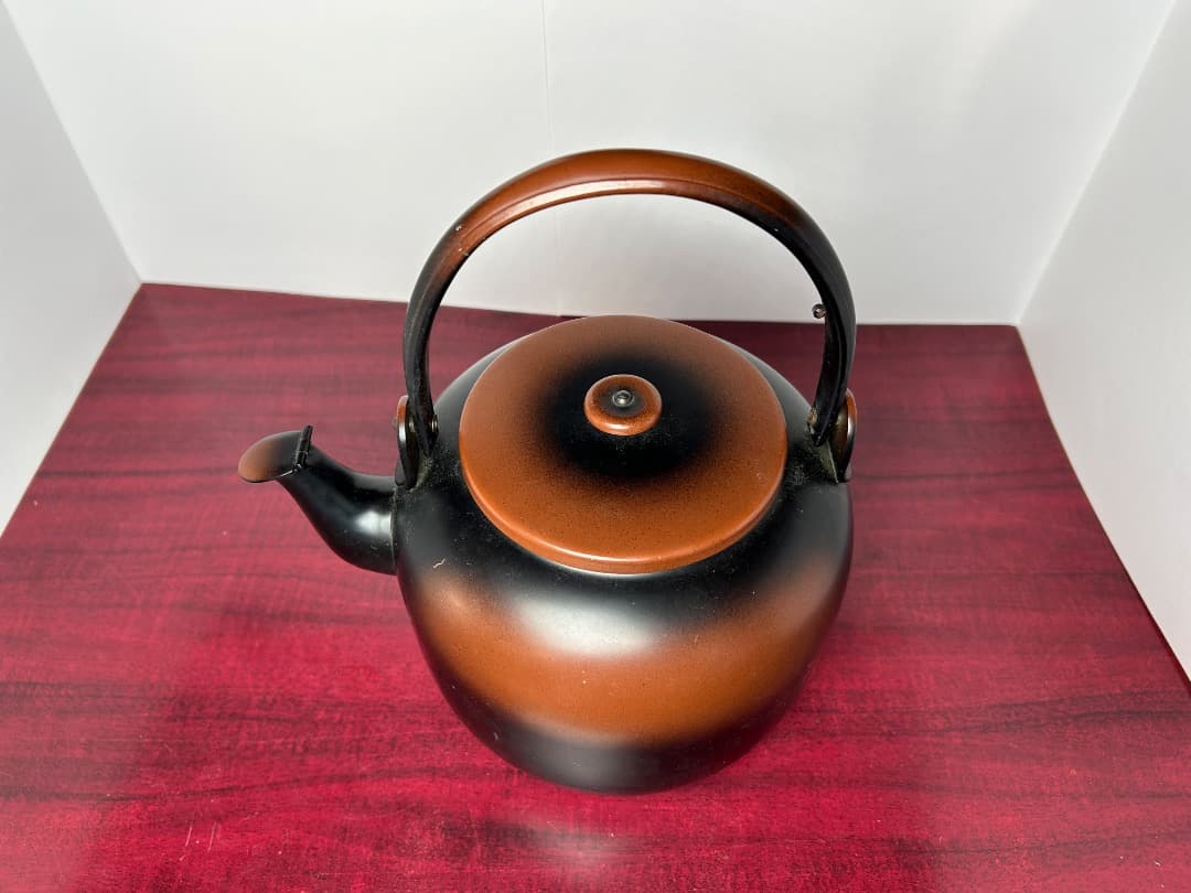黒銅色グラデーション急須