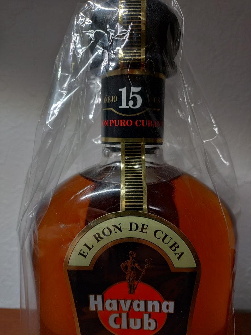 ハバナクラブ15年旧ボトル／HAVANA CULB／ラム酒
