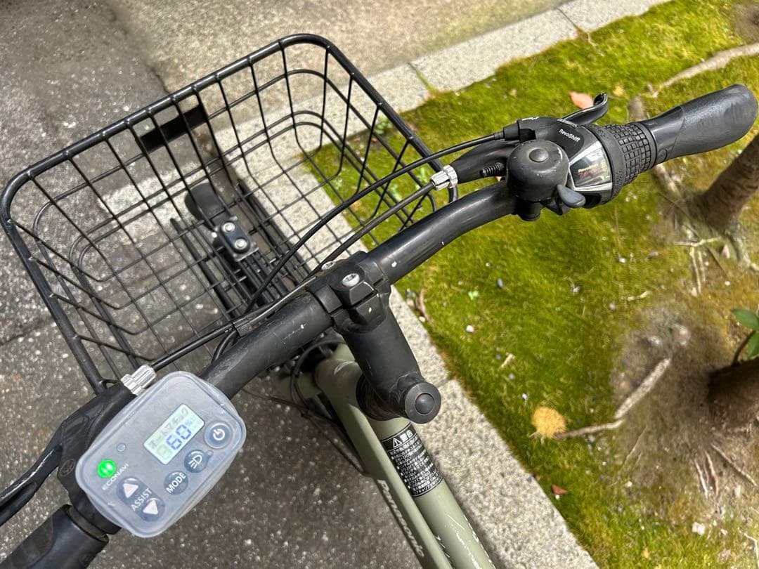 ベロスターミニ Panasonic 電動アシスト自転車 オリーブグリーン
