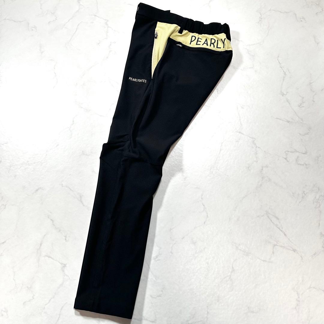 未使用級2024年◎パーリーゲイツ TEXBRID ストレッチパンツ 腰ロゴ 4