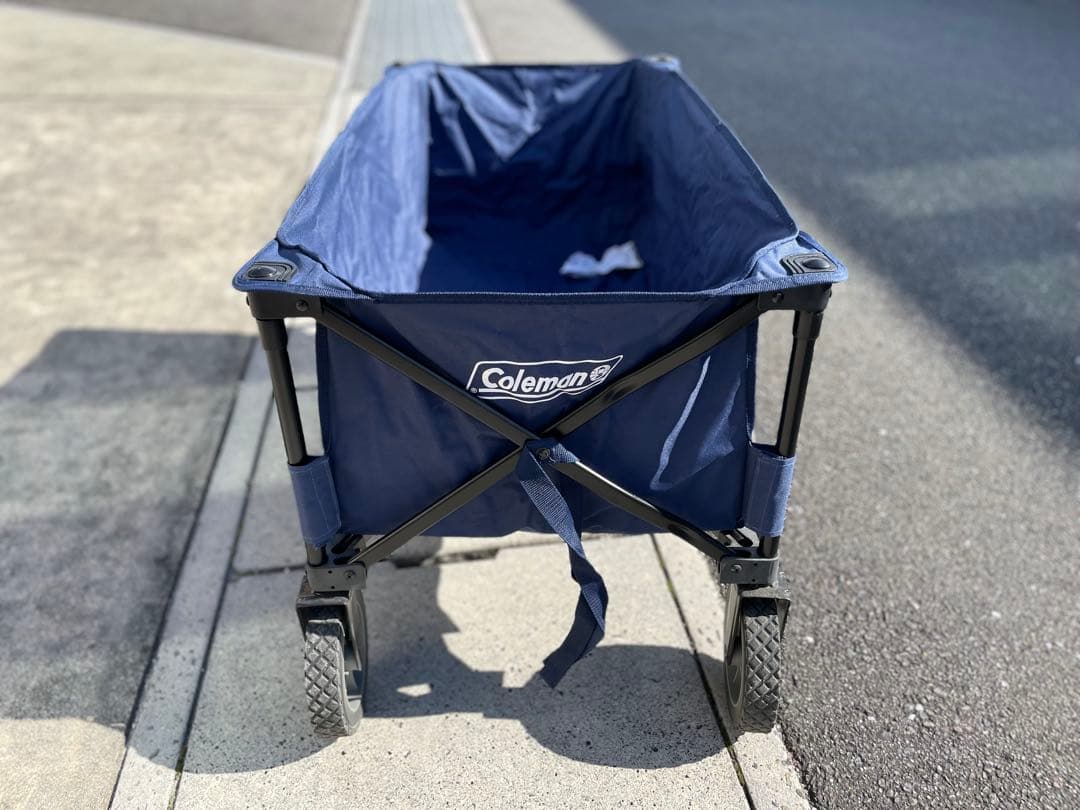 Coleman 折りたたみキャリーカート ネイビー