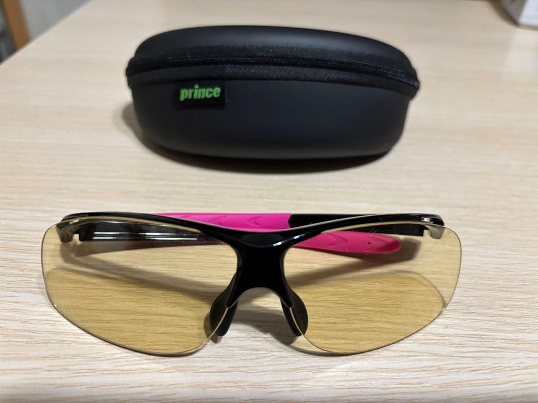 プリンスPrince テニス NXT調光サングラス PSU040 ブラックピンク