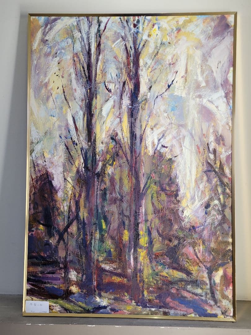 No.11「啓蟄の朝」油彩画