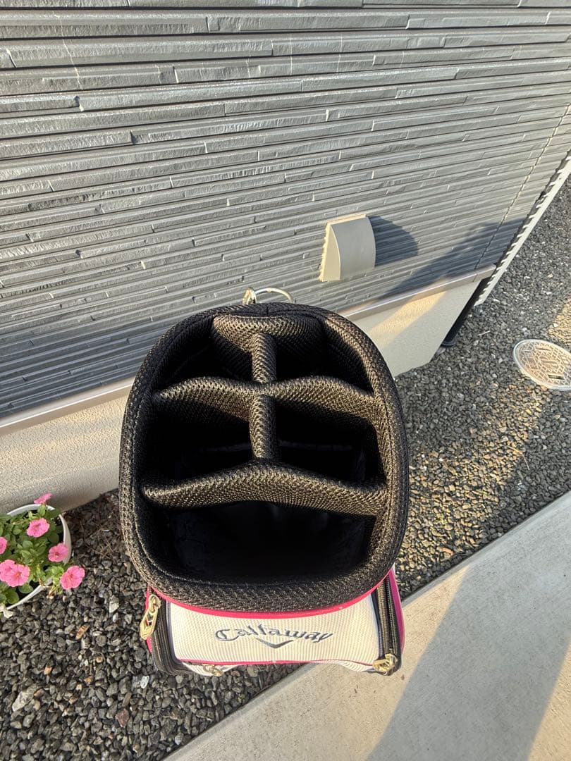 Callaway キャディバッグ 白/ピンク/ネイビー