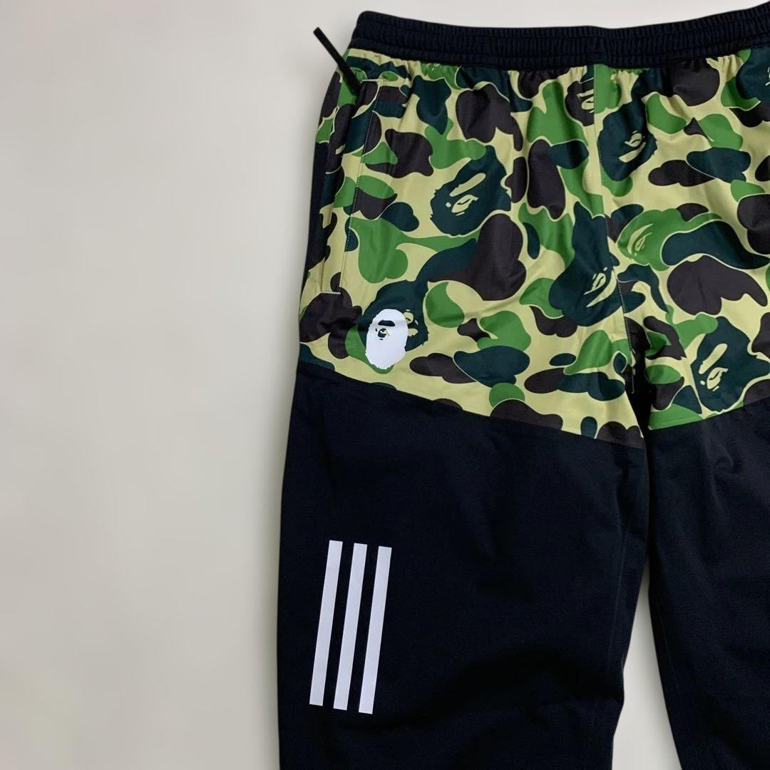 アディダス×A BATHING APE　2023年モデル 迷彩柄 スポーツパンツ