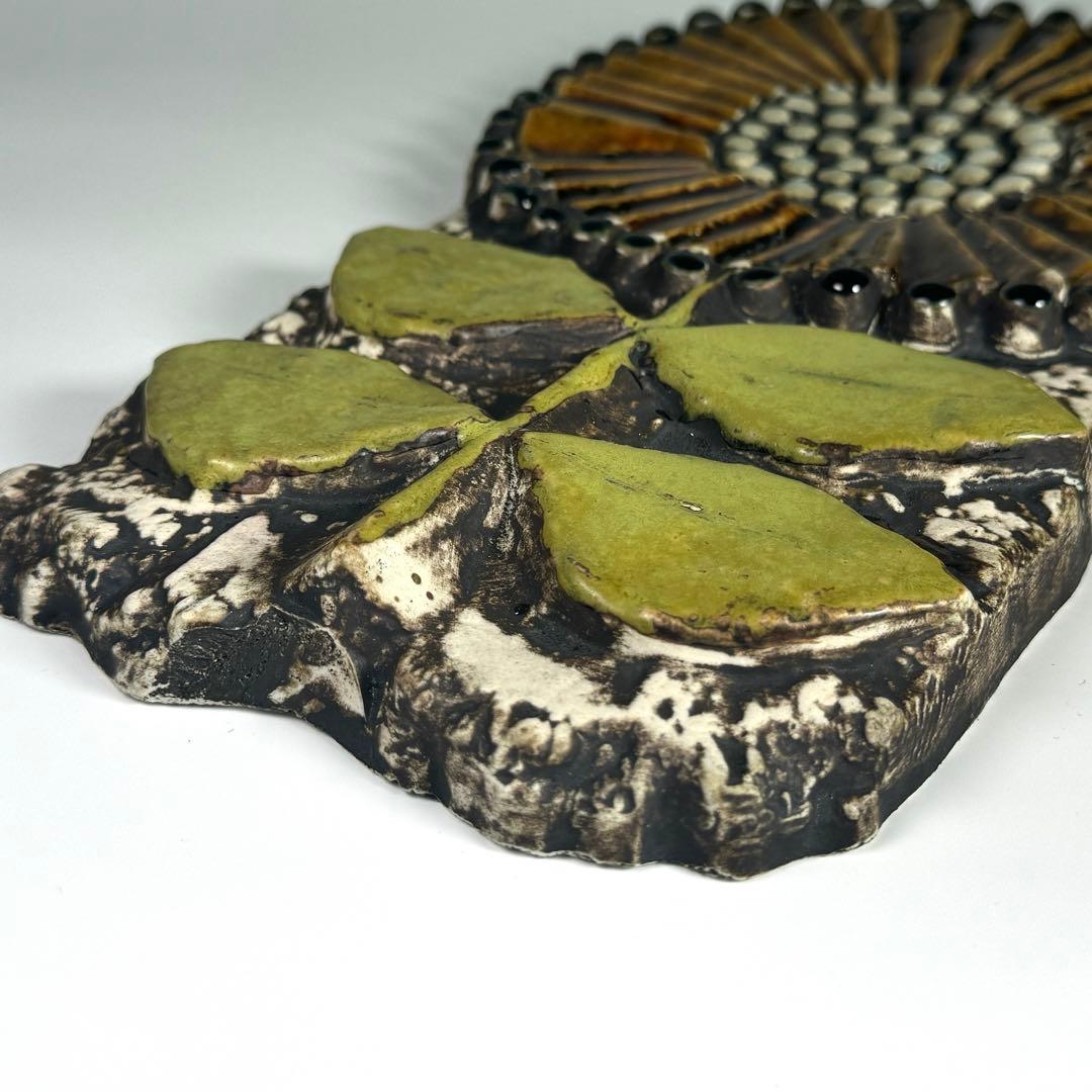 ■極美品 リサラーソン LISA LARSON ひまわり 陶板 グスタフスベリ