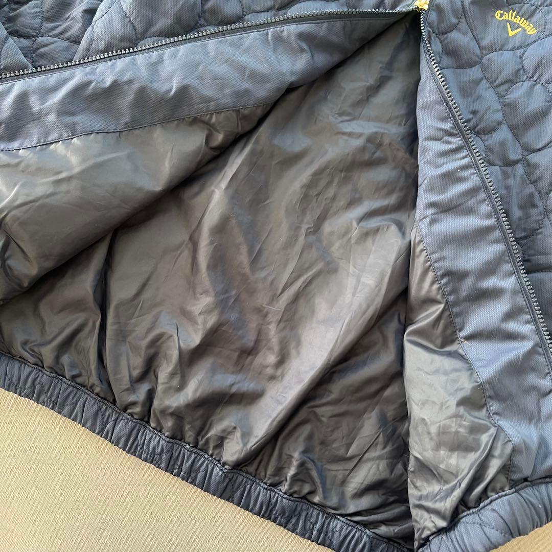 Callaway キャロウェイ　ダウンジャケット　キルティング　中綿　ゴルフ　紺