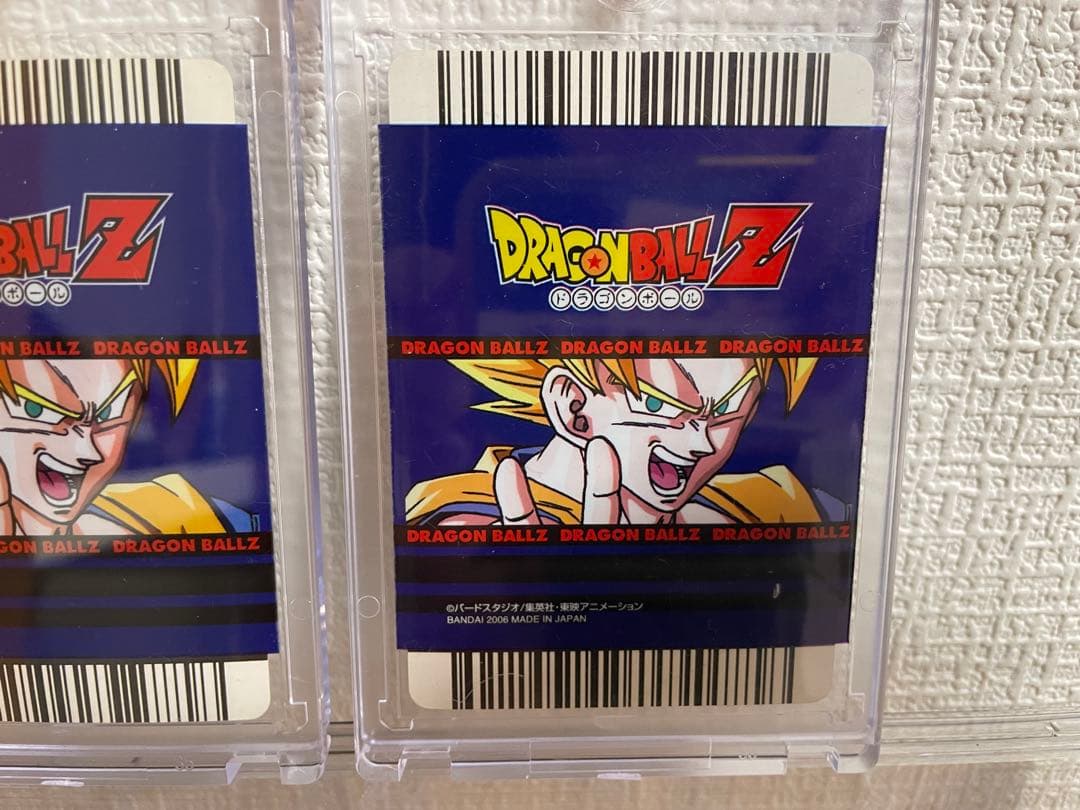 ドラゴンボールデータカードダス　孫悟空　ゴテンクス　ベジット　爆レア　3枚