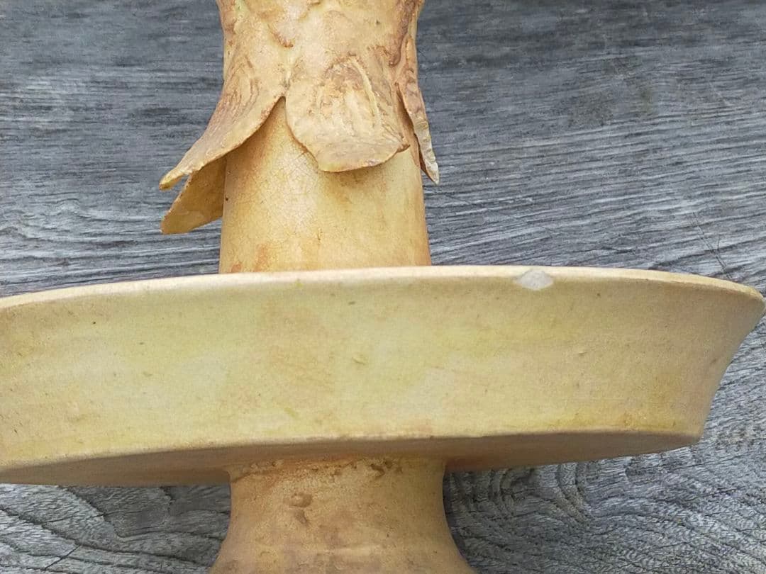 ♥中国　発掘品　高杯　骨董品