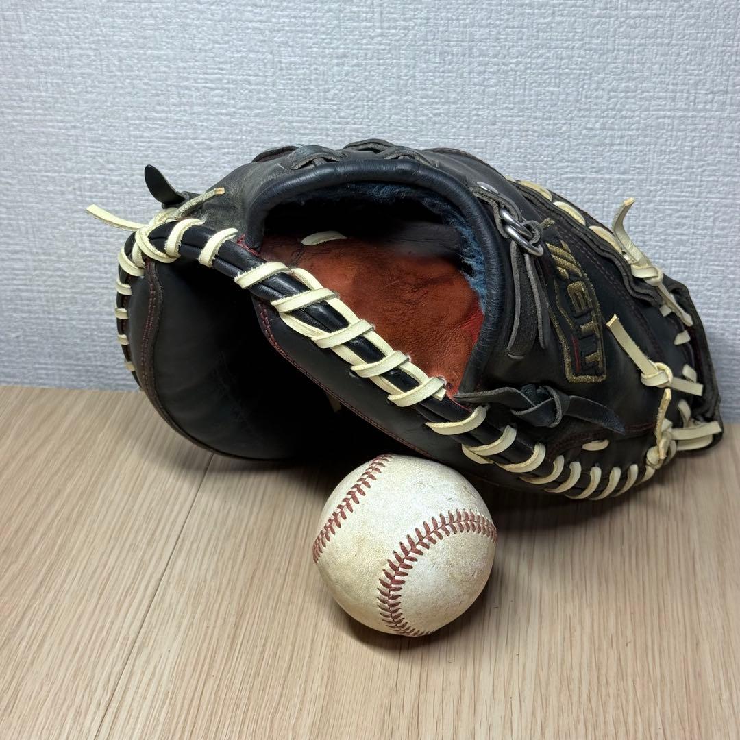 ZETT プロステイタス 硬式 キャッチャーミット クロス締め