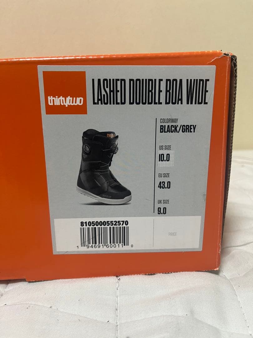 新品未使品ThirtyTwoLASHEDDOUBLE BOA WIDE 28.0