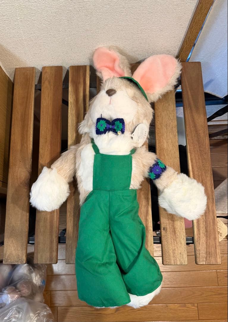 創美社×エイコ　コラボ商品　ウサギのぬいぐるみ　昭和レトロヴィンテージ