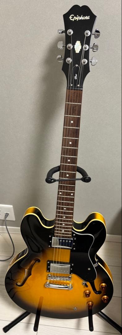 年内値下げ　エピフォン DOT VS サンバースト セミアコギター