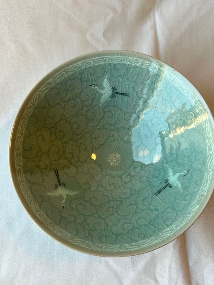 方赫山　茶碗　桐箱付き