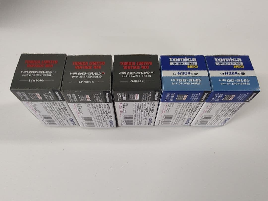 トミカリミテッドヴィンテージネオ AE86 カローラレビン 5台セット