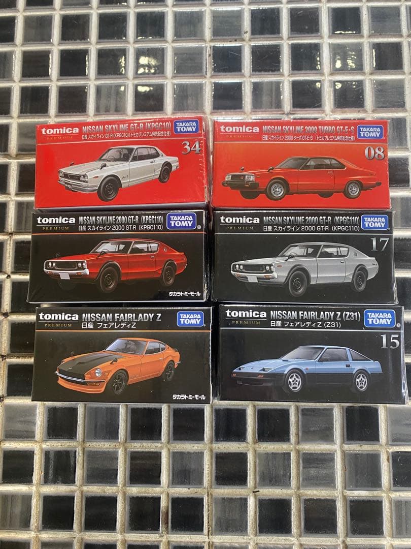 トミカ プレミアム　ミニカーセット 6台
