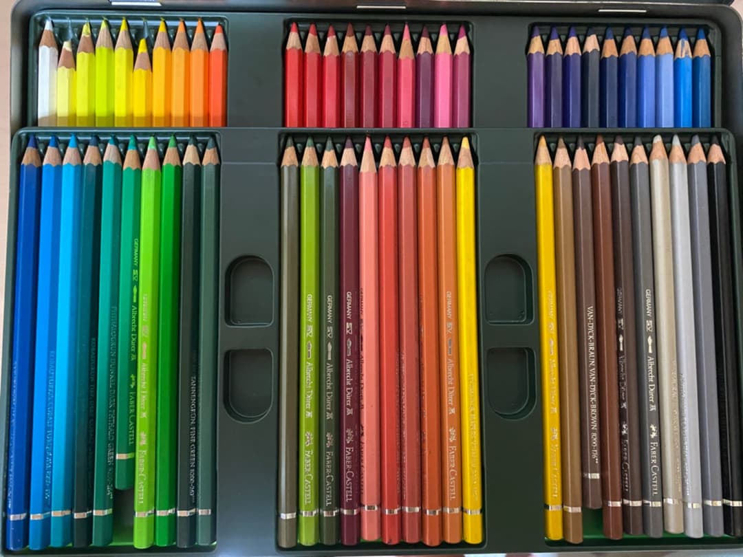 アルブレヒト・デューラー 水彩色鉛筆 60色 (缶入)