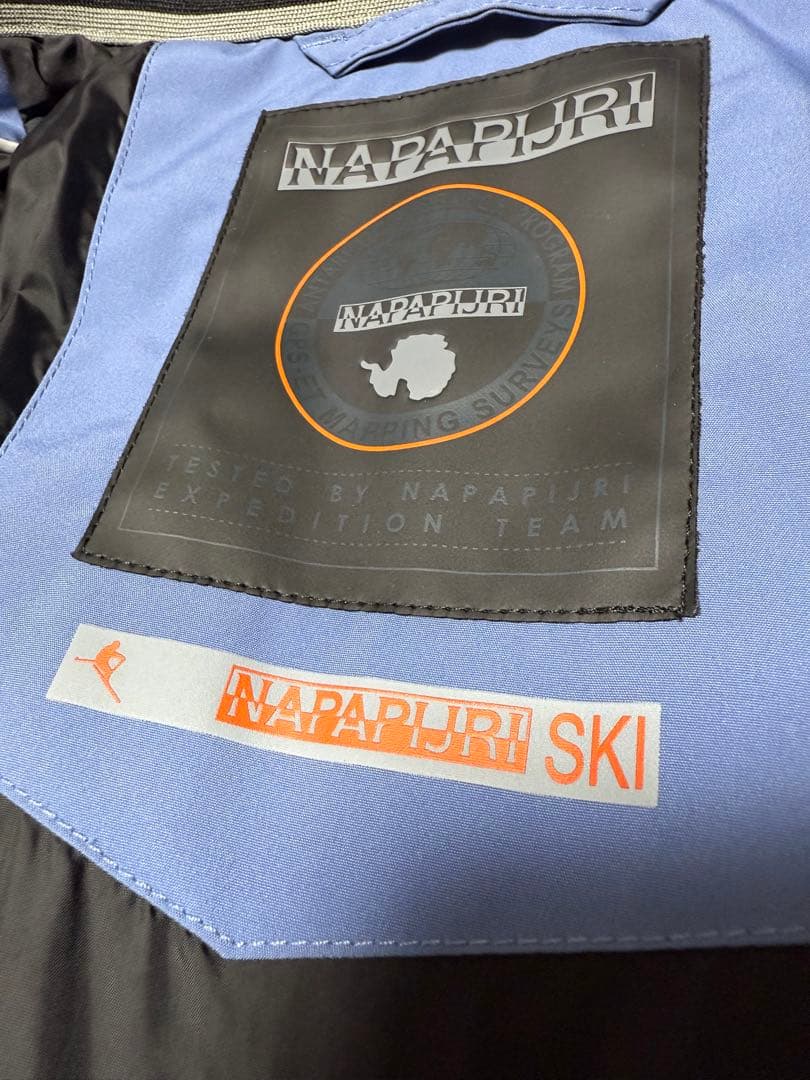 NAPAPIJRI レディース Mブルー ナパピリ SKI ダウン スノーウェア