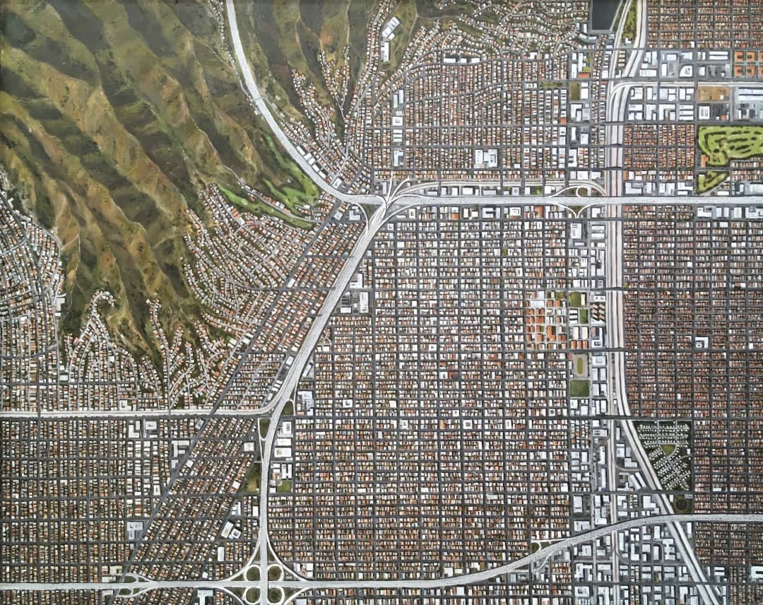 オリジナル絵画作品《Satellite Imagery No. 6》