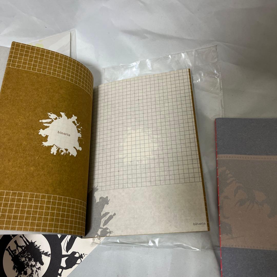 binaria ノートとポストカードセット