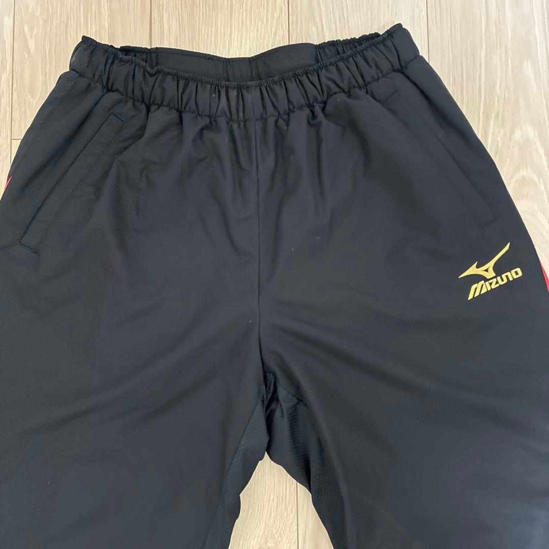 Mizuno ブラック/レッド フルジップジャケット　セットアップ