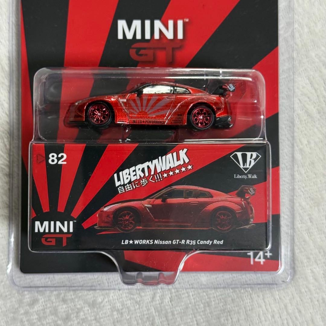 MINI GT 1/64 LB GT-R キャンディレッド トイザらス LBWK