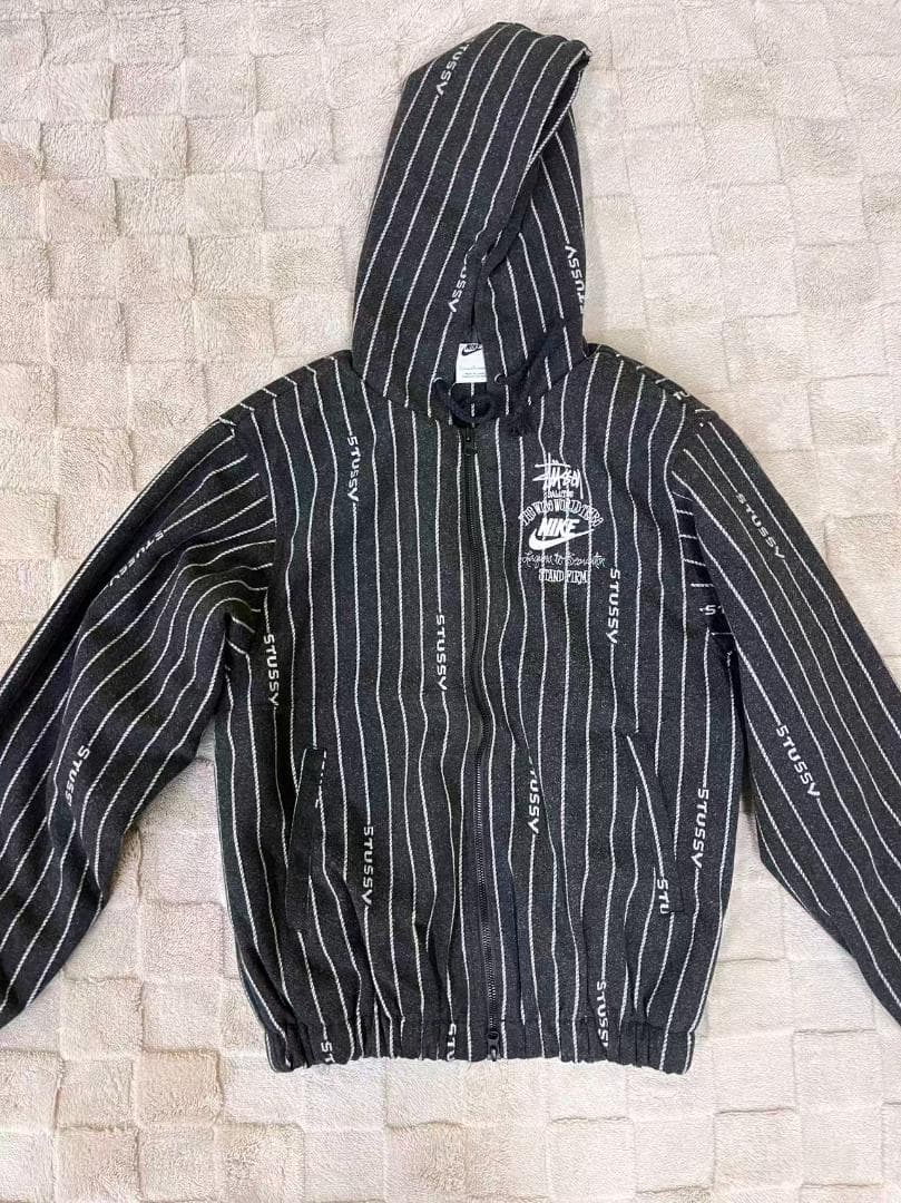 Nike Stussy ストライプジャケット S