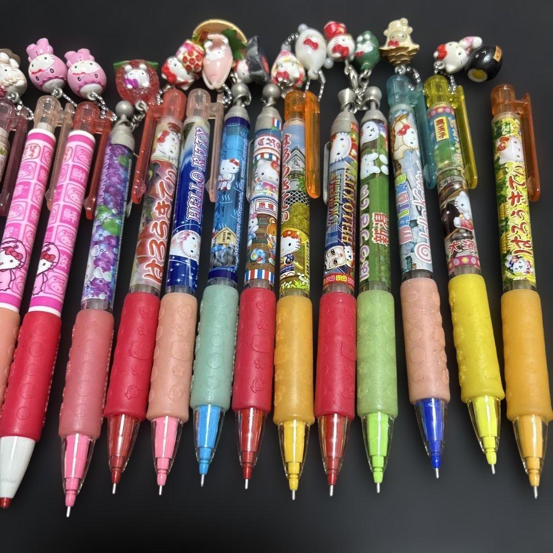 ご当地キティ　平成レトロ　ボールペン　シャープペンシル　18本　おまとめ売り