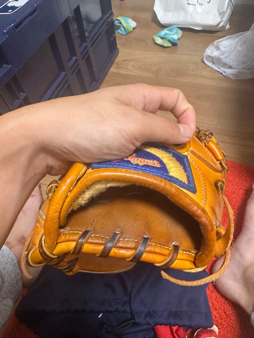 久保田スラッガー　L7S 軟式グローブ オレンジ　野球
