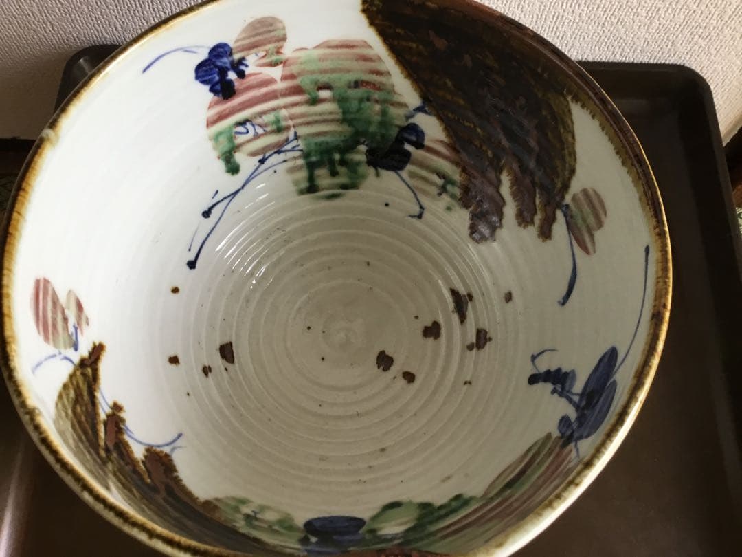 ★未使用　景徳鎮　有名作家物　大鉢★