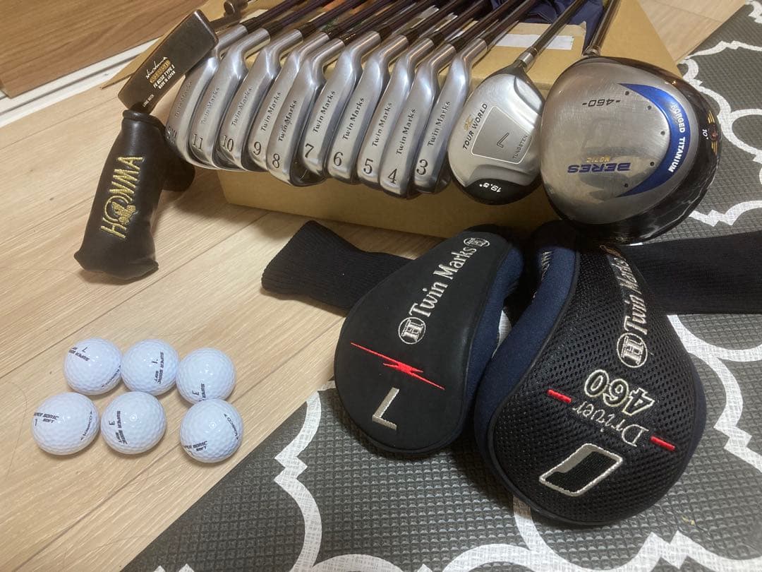 ホンマ(HONMA) クラブセット　キャディバッグ　アイアン　初心者向け