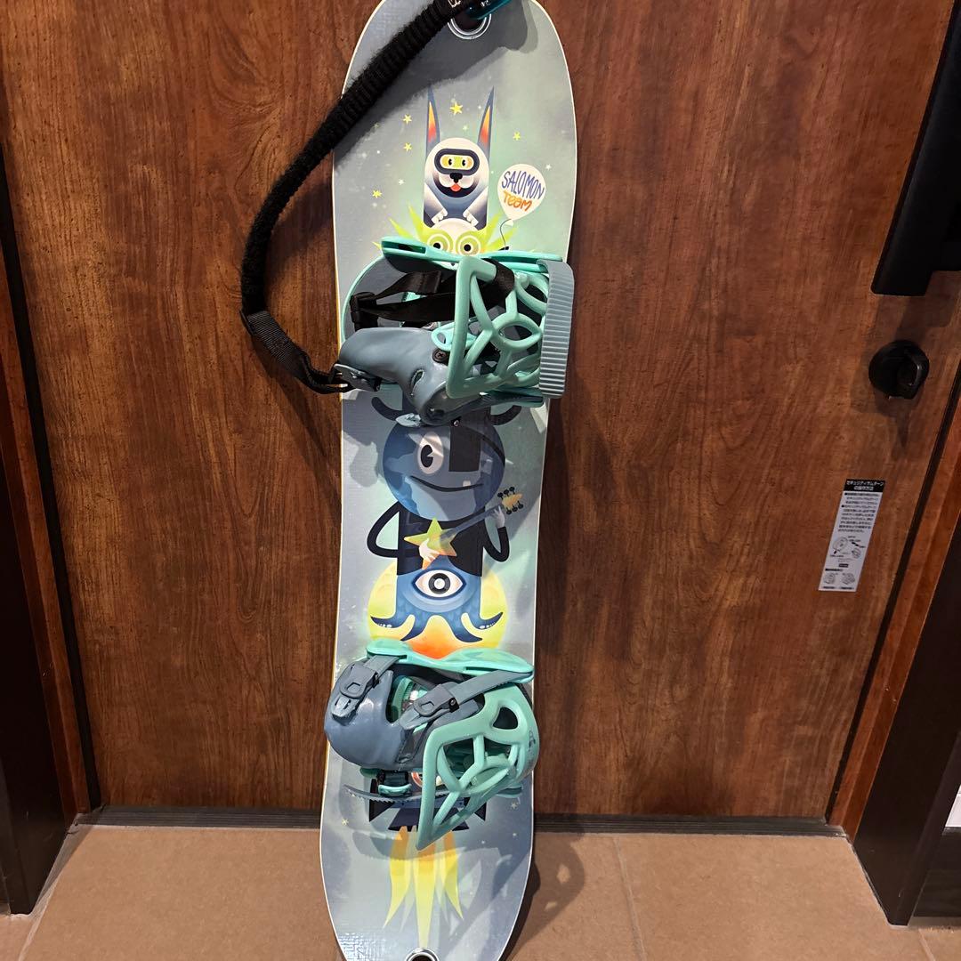SALOMON スノーボード 90㎝・ブーツ17.5-18.5センチセット
