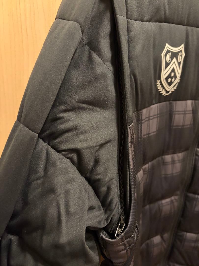 【最終値下】キャロウェイチェックプリントスターストレッチ2WAY中綿ブルゾン3L