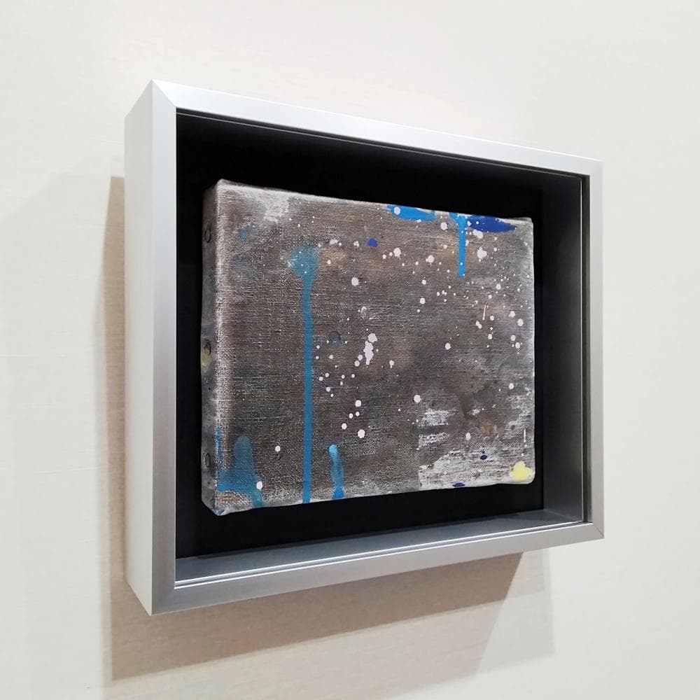 内野隆文　city　抽象画　絵画　F0号　アクリル画　現代美術　アート作品　真作