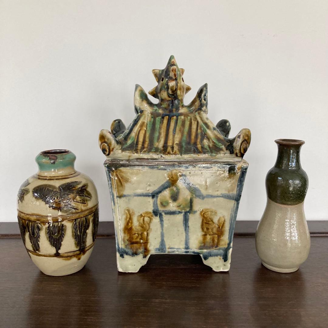 【raisin2さま専用】やちむん　ジーシガーミ　厨子甕