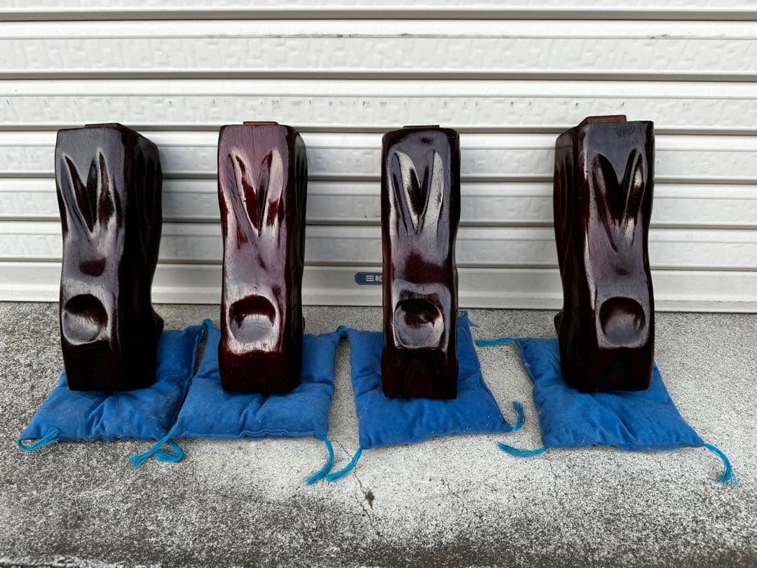 【ブビンガ】　一枚板　ブビンガローテーブル