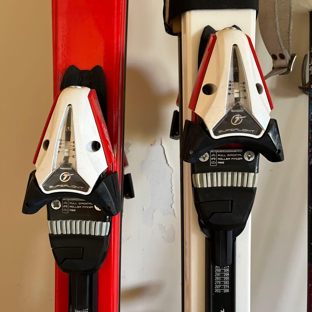 スキー板　スキー靴　ストック　6点セット