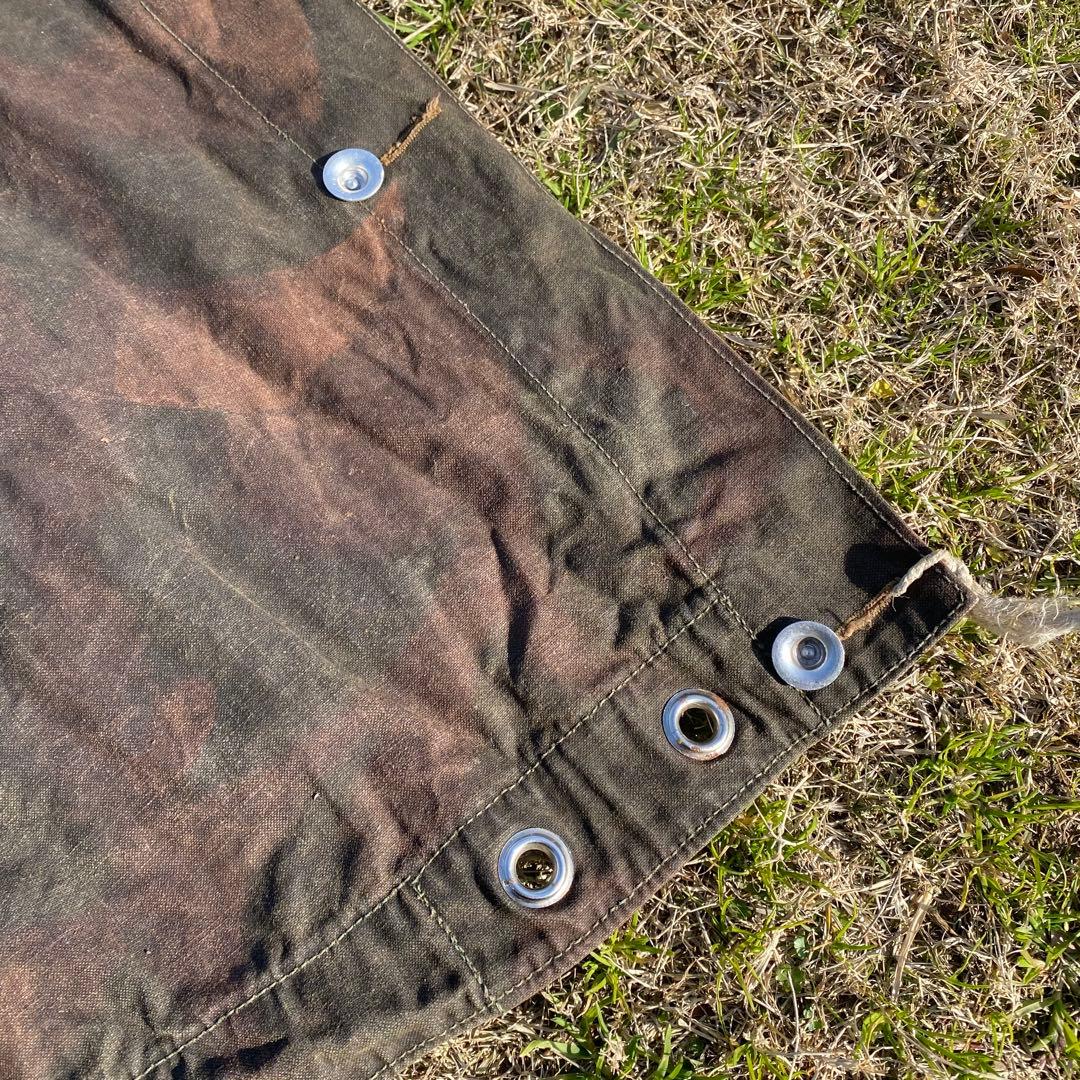 ハンガリー軍幕①　ポンチョ　２枚　ポール・ペグセット　 ワンポールテント